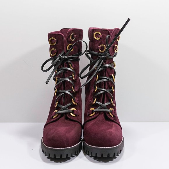 Stuart Weitzman Shackleton Round Toe Suede Boots - Picture 2 of 16